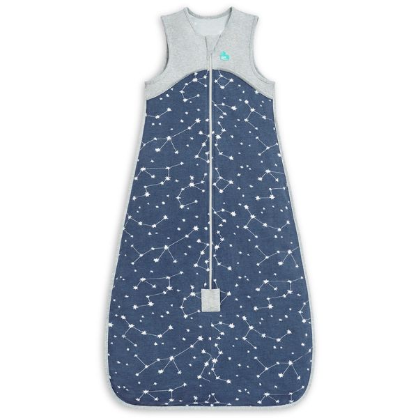 Love To Dream Sleep Bag Organic LITE 0.2Tog 18-36m Denim Stellar