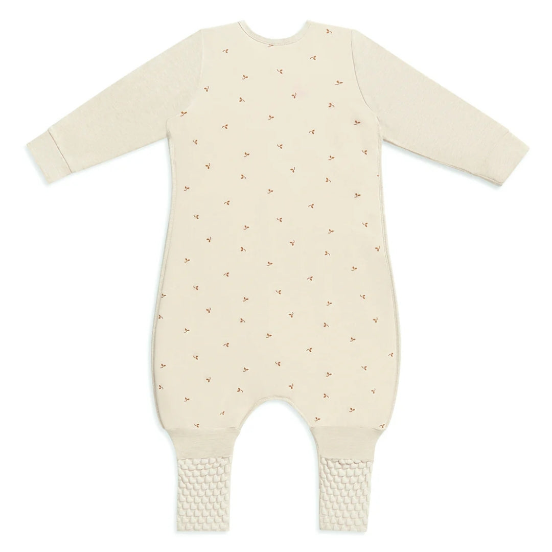 Love To Dream Sleep Suit Stretch Cotton Fleece 1.5Tog 6-12m Oatmeal Twigs