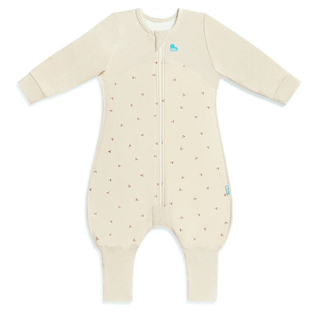 Love To Dream Sleep Suit Stretch Cotton Fleece 1.5Tog 24-36m Oatmeal Twigs