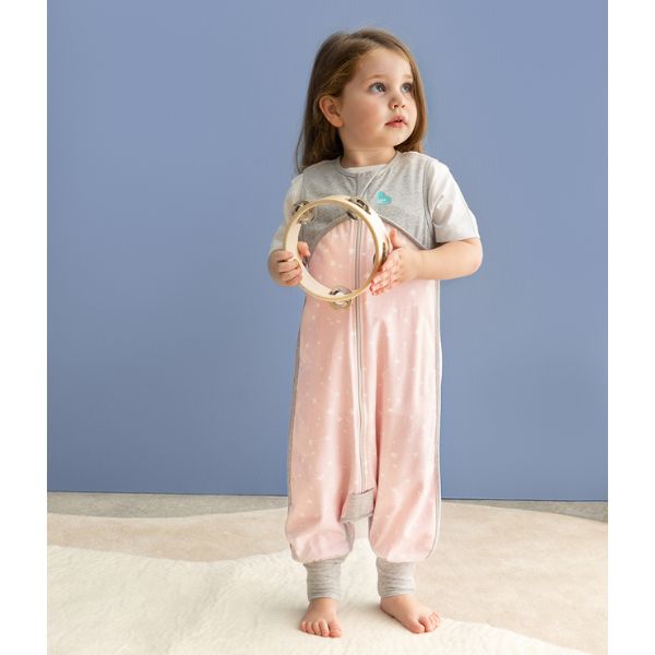 Love To Dream Sleep Suit Organic LITE 0.2Tog Size 2 24m Dusty Pink Stellar