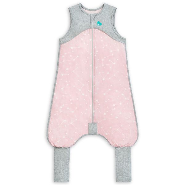Love To Dream Sleep Suit Organic LITE 0.2Tog Size 1 12-24m Dusty Pink Stellar