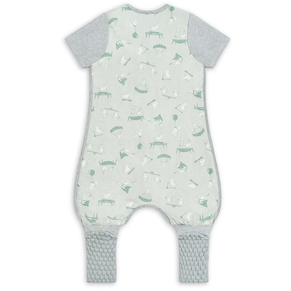 Love to Dream Sleep Suit Short Sleeve Organic Size 0 6-12m 1.0Tog Olive Daredevil Bunny