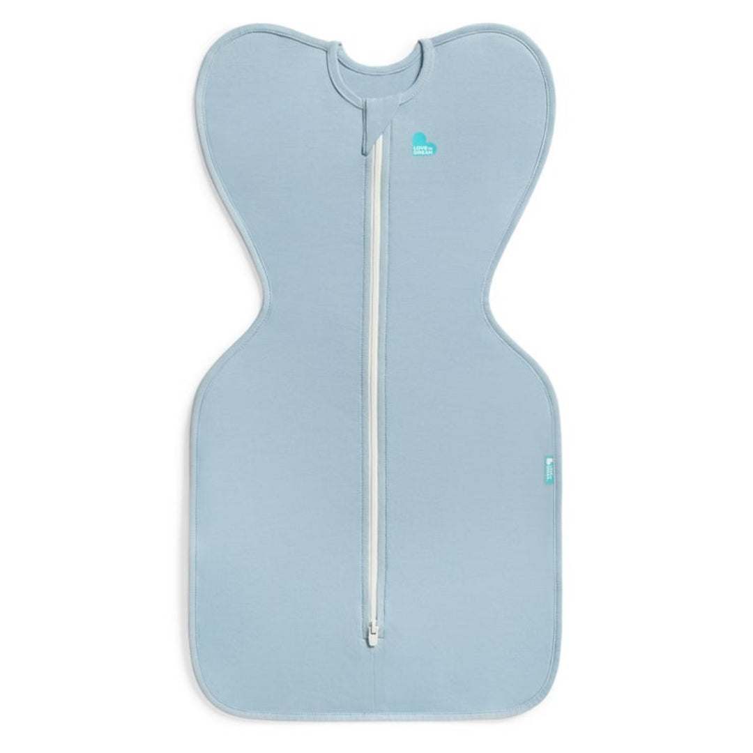 Love To Dream Swaddle Up 0.2Tog Stretch Cotton Small Soft Blue