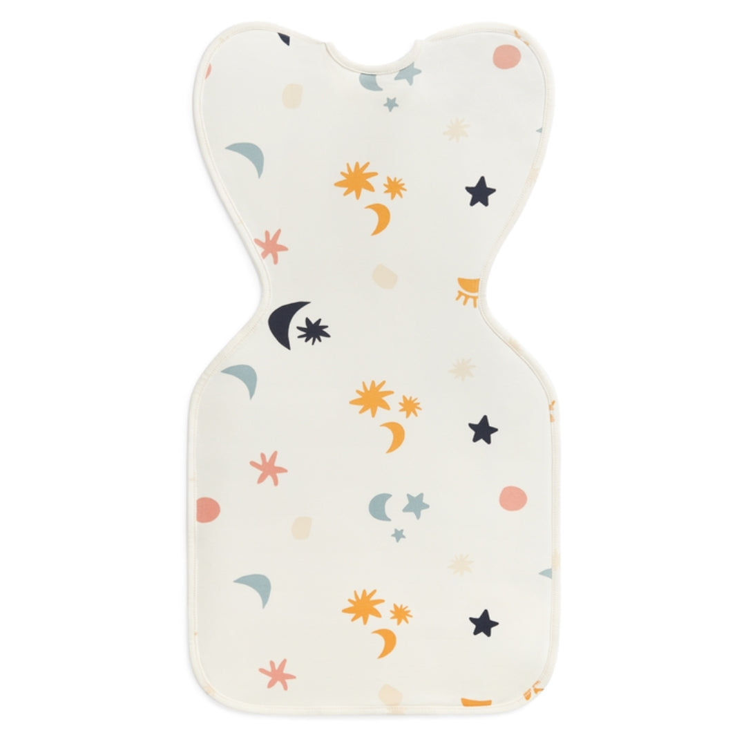 Love To Dream Swaddle Up Organic Stretch Cotton 1.0Tog Small Buff Lunar