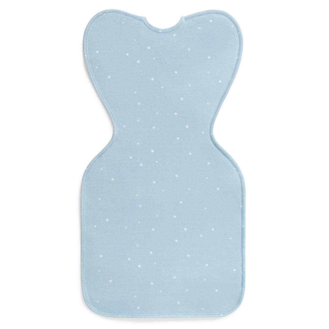 Love To Dream Swaddle Up Transition Bag Stretch Cotton 1.0Tog Large Powder Blue Twinkle