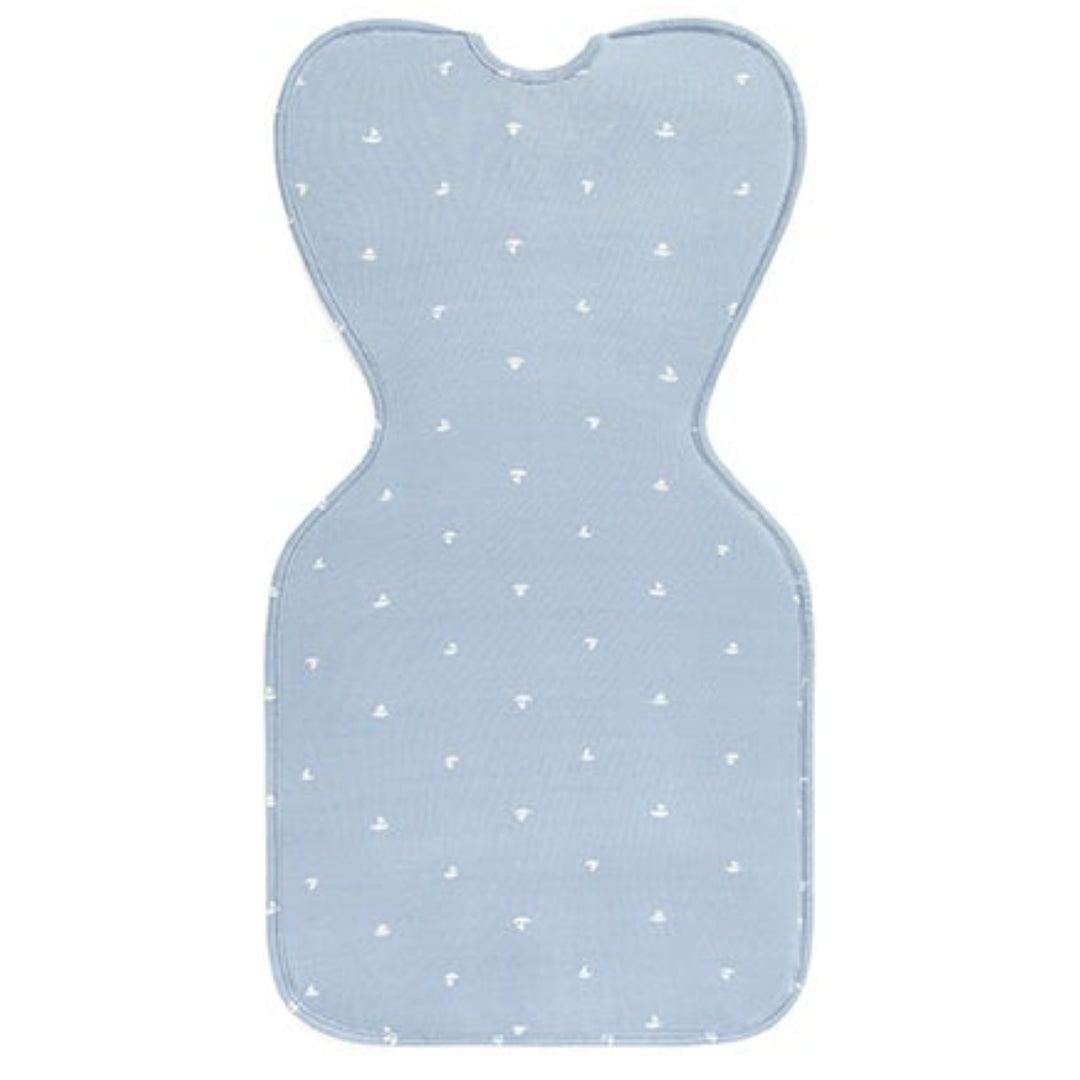 Love To Dream Swaddle Up Viscose from Bamboo 1.0Tog Medium Mist Blue Boats