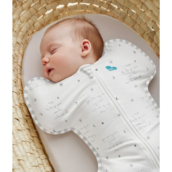 Love To Dream Swaddle Up LITE 0.2Tog Newborn You are My White