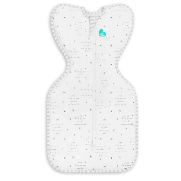 Love To Dream Swaddle Up LITE 0.2Tog Newborn You are My White