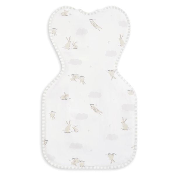 Love To Dream Swaddle Up Original Medium 1.0Tog White Cloud Bunnies