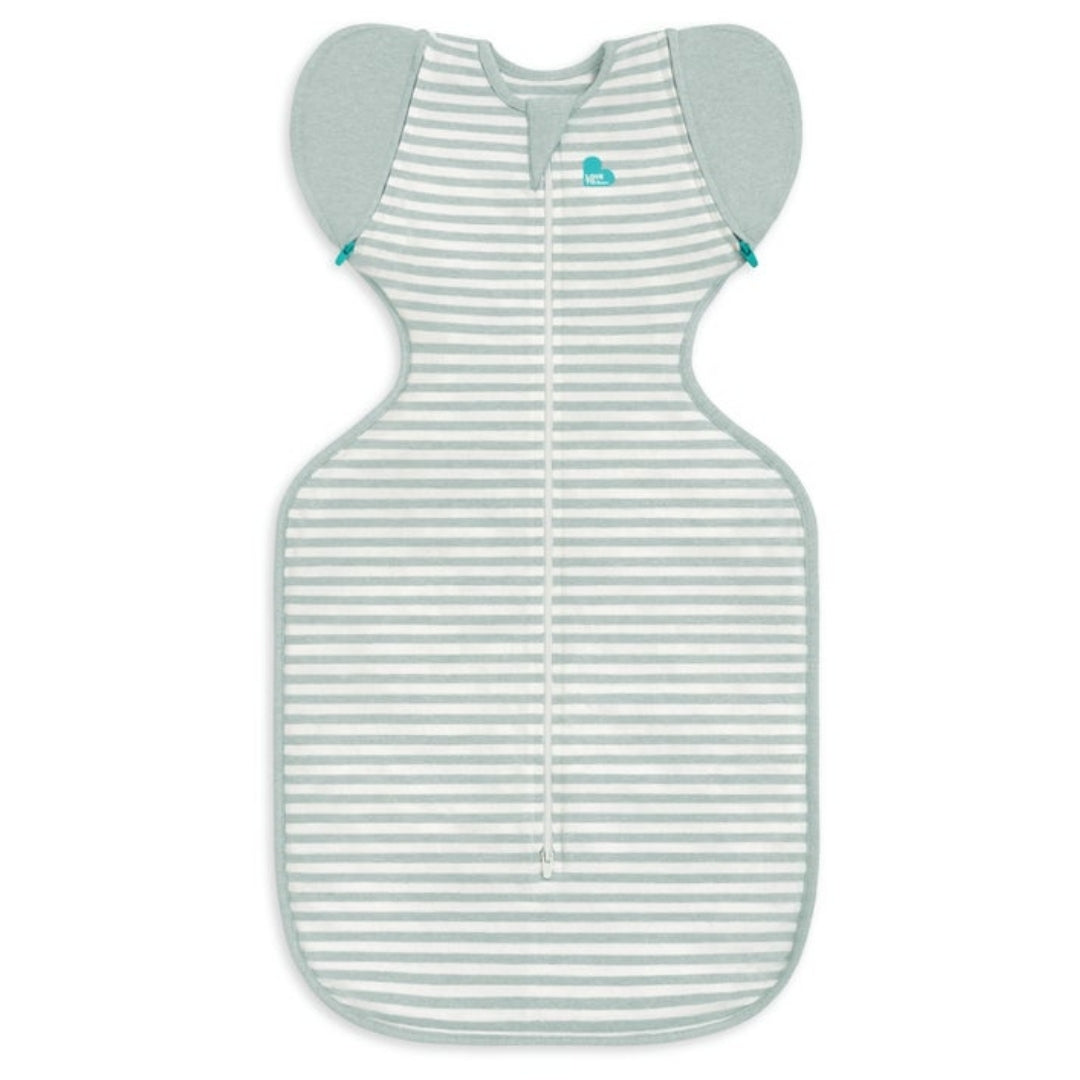 Love to Dream Swaddle UP Transition Bag Stretch Cotton Medium 0.2Tog Olive Stripe