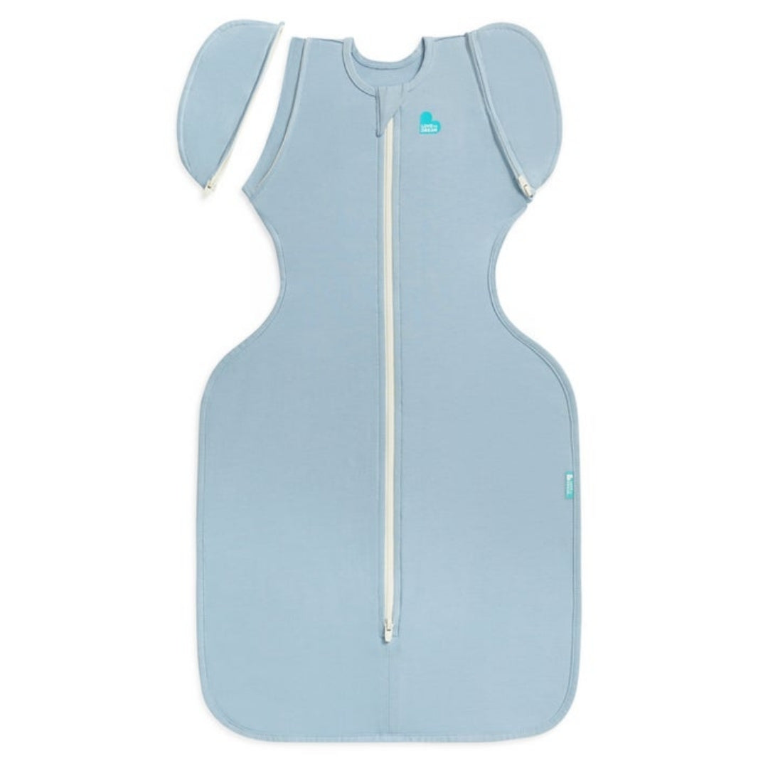 Love to Dream Swaddle UP Transition Bag Stretch Cotton Medium 0.2Tog Soft Blue