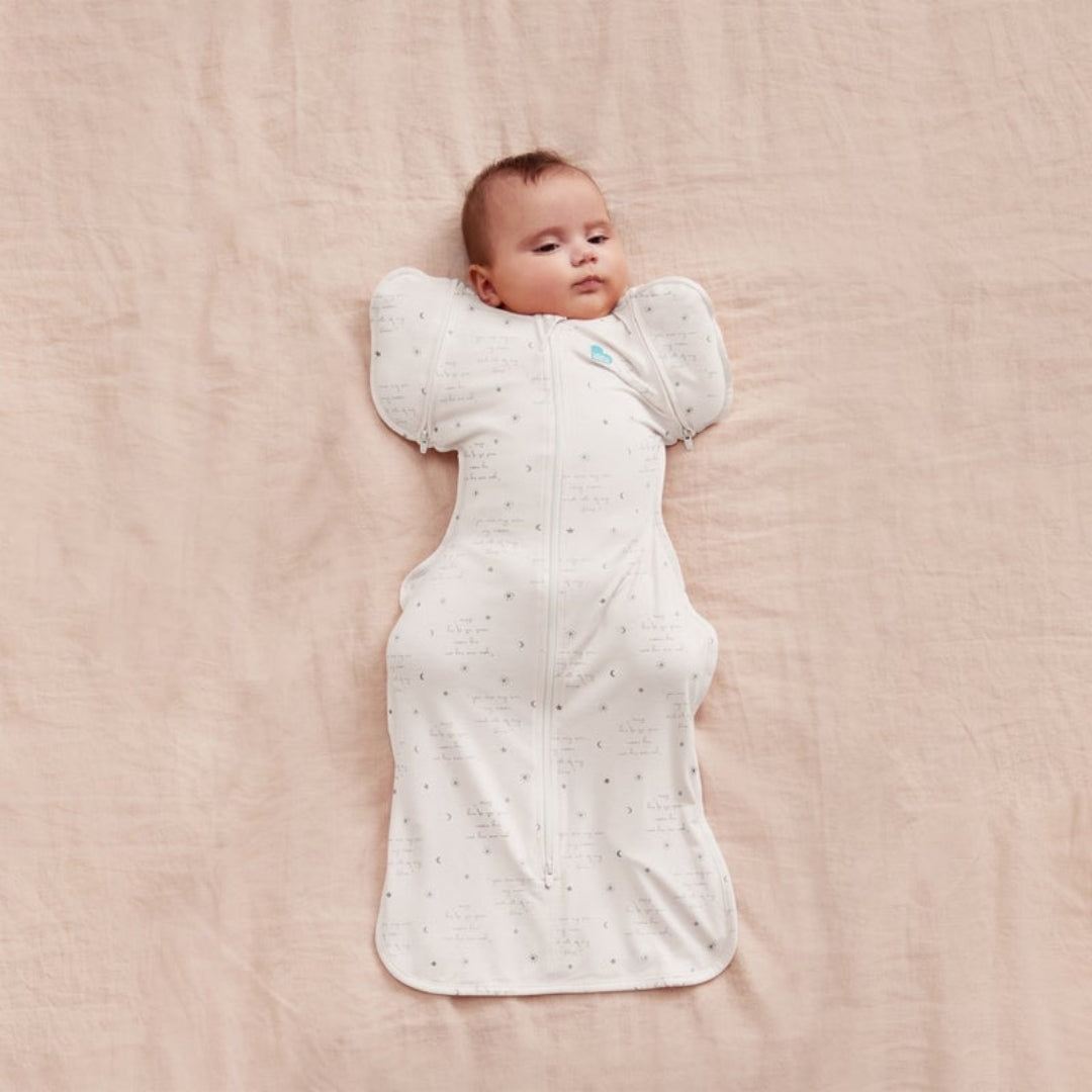 Love to Dream Swaddle UP Transition Bag Stretch Cotton Large 0.2Tog White You are My