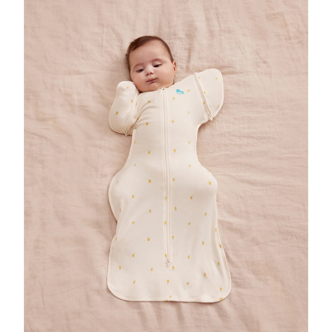 Love To Dream Swaddle Up Transition Bag Viscose from Bamboo 1.0Tog Medium Cream Lemons