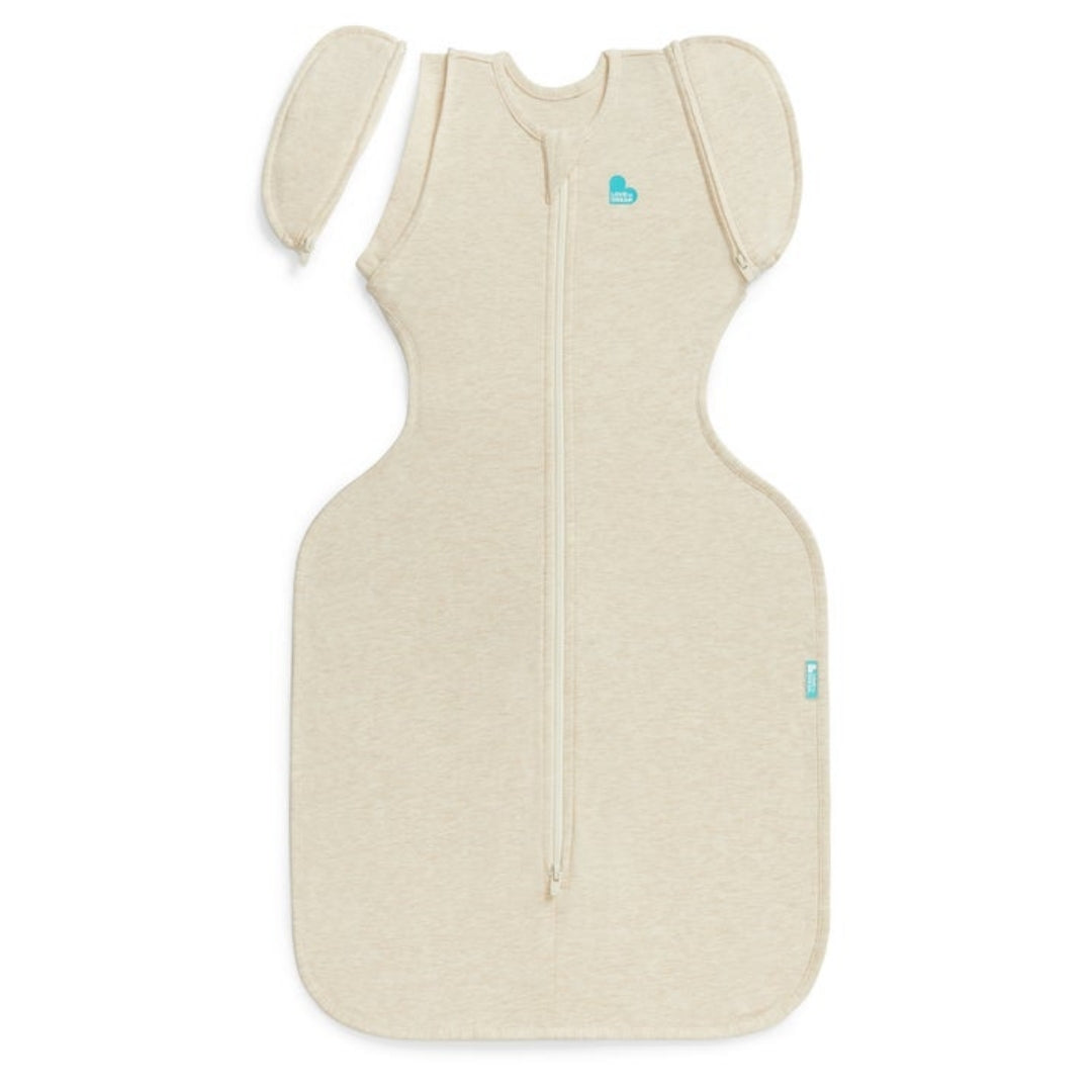 Love To Dream Swaddle Up Transition Bag Stretch Cotton 1.0Tog Small Oatmeal