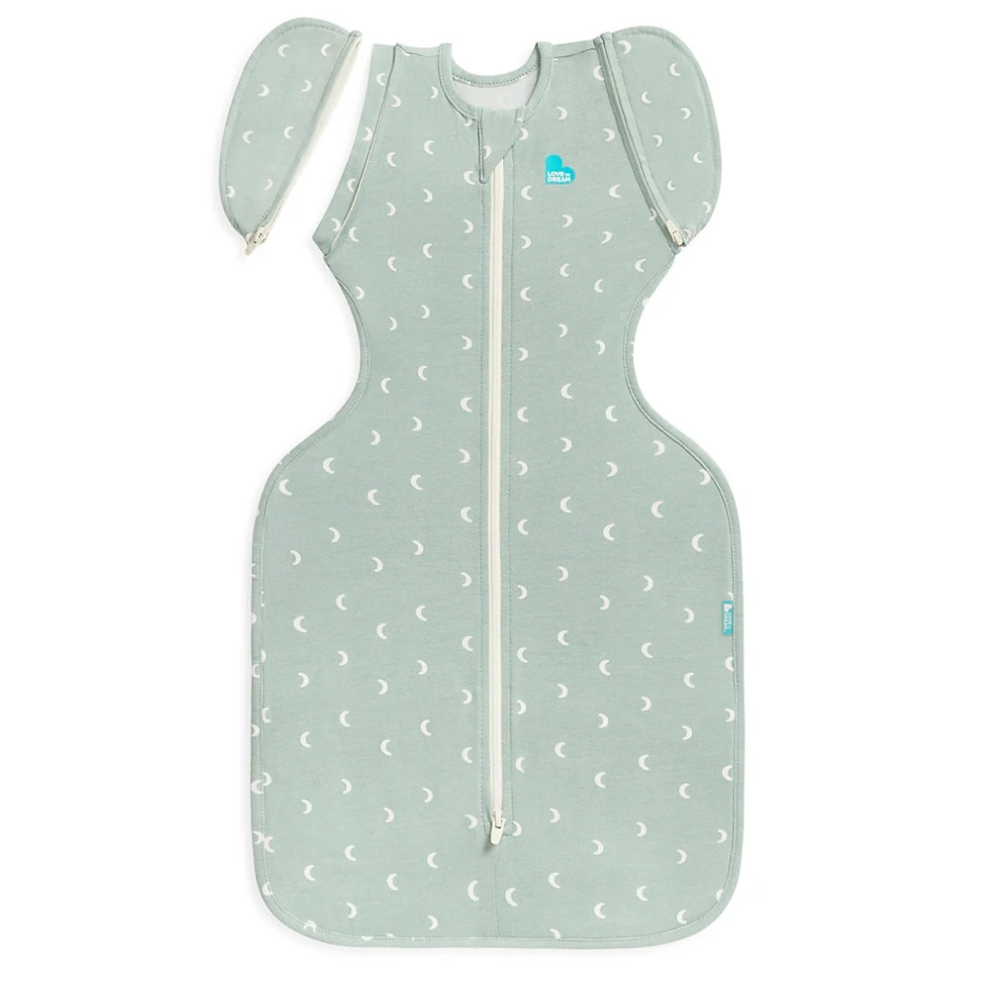 Love To Dream Swaddle Up Transition Bag Stretch Cotton 1.0Tog Medium Olive Moon