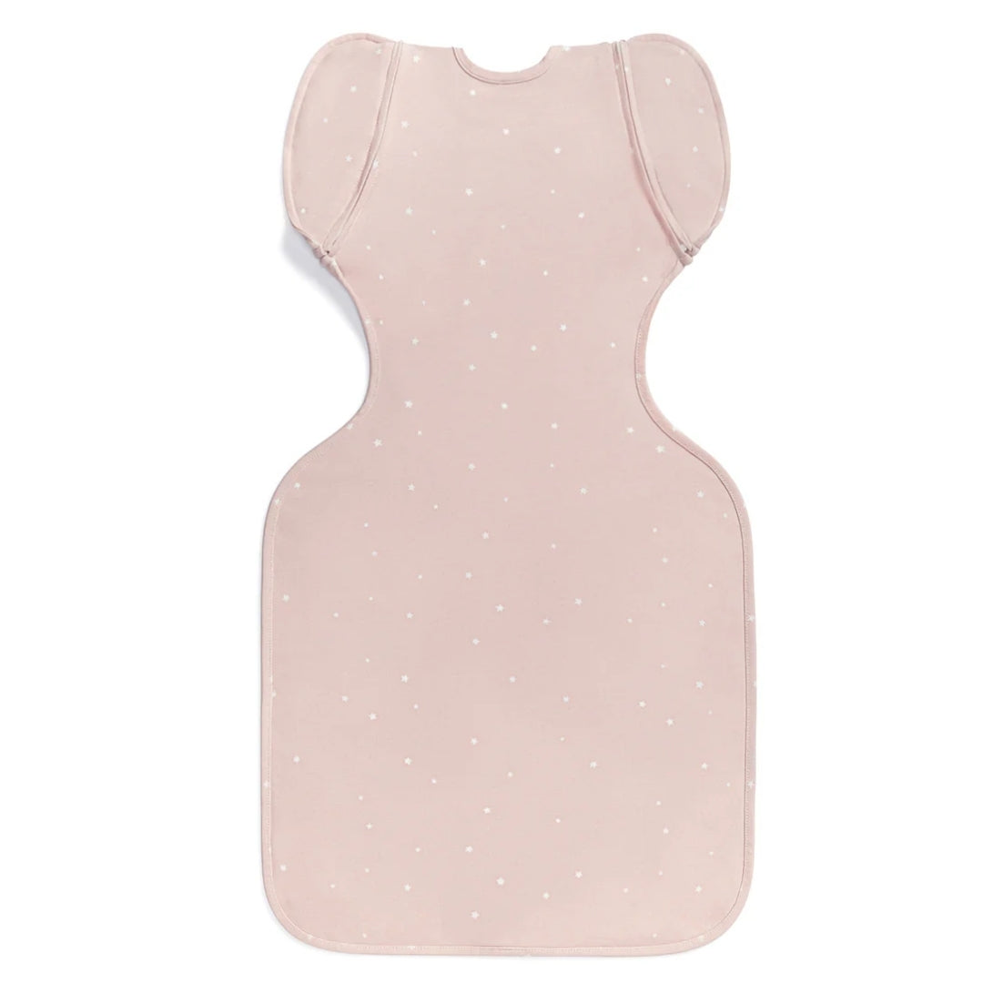 Love To Dream Swaddle Up Transition Bag Stretch Cotton 1.0Tog Large Powder Pink Twinkle