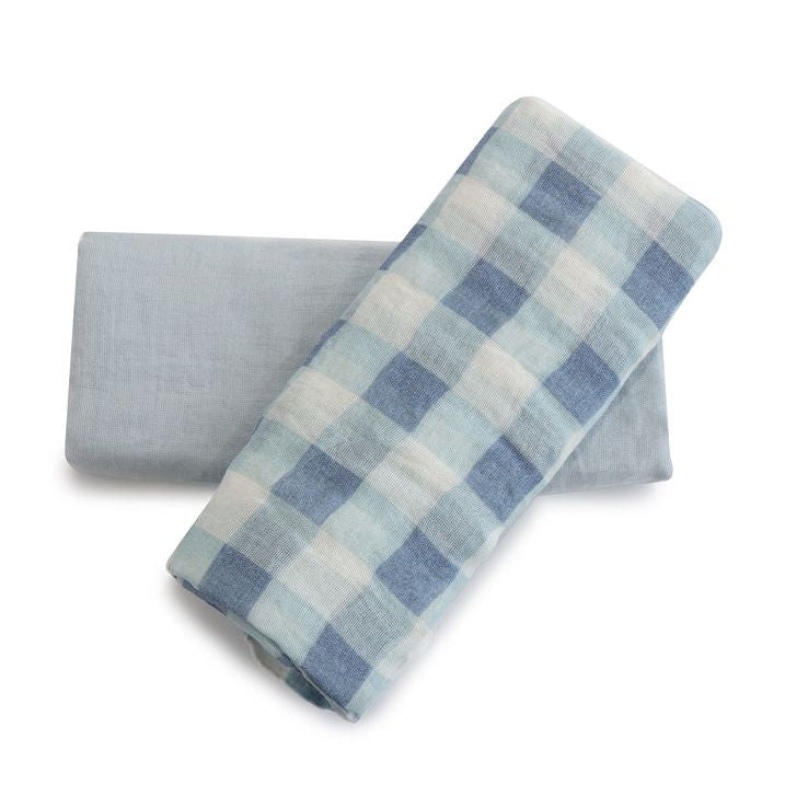 Bubba Blue Sundae Muslin Wraps 2pk