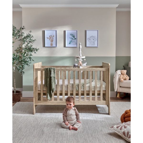 Mamas & Papas Atlas Cot Bed Light Oak