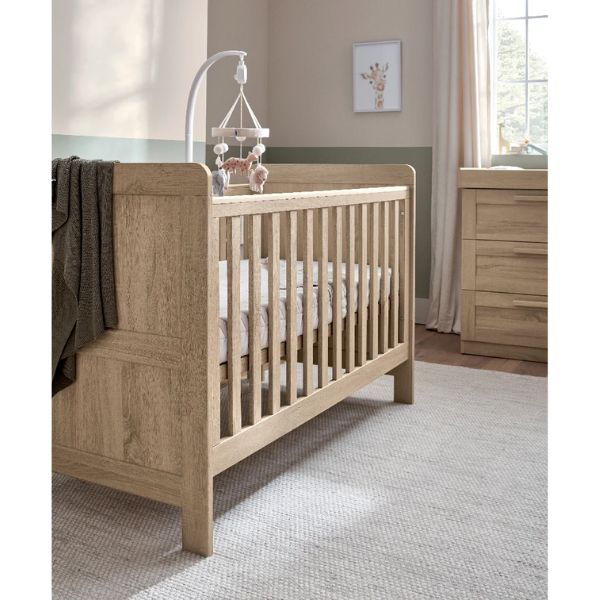 Mamas & Papas Atlas Cot Bed Light Oak