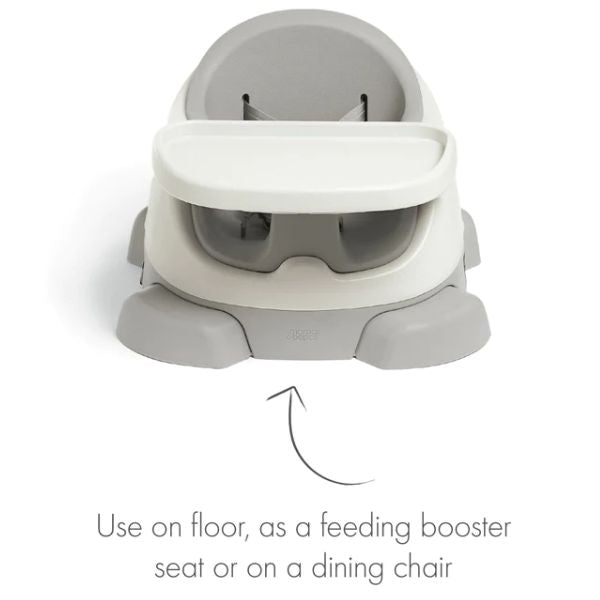 Mamas & Papas Bug 3-in-1 Floor & Booster Seat with Activity Tray Pebble Grey