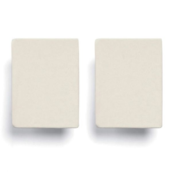Mamas & Papas Cotton Cotbed Fitted Sheets Cream (2pk)