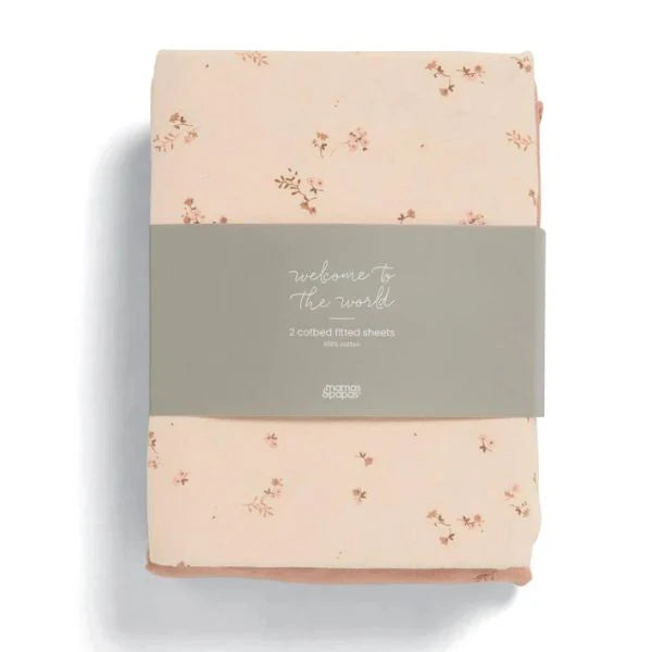 Mamas & Papas Cotton Cotbed Fitted Sheets 2pk