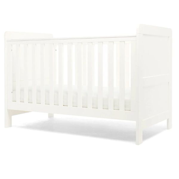 Mamas & Papas Hampden Cot Bed White + Mattress