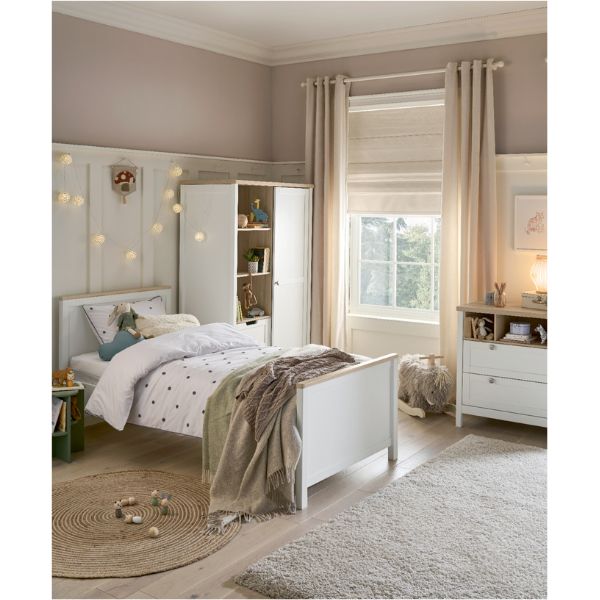 Mamas & Papas Harwell Cot Bed White/Natural