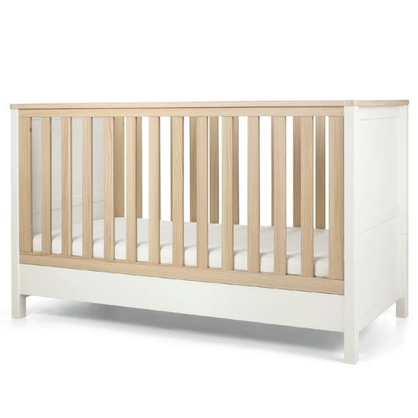 Mamas & Papas Harwell Cot Bed White/Natural