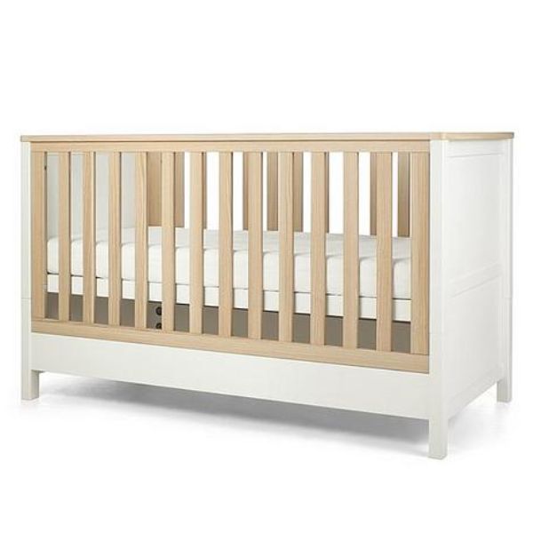 Mamas & Papas Harwell Cot Bed White/Natural