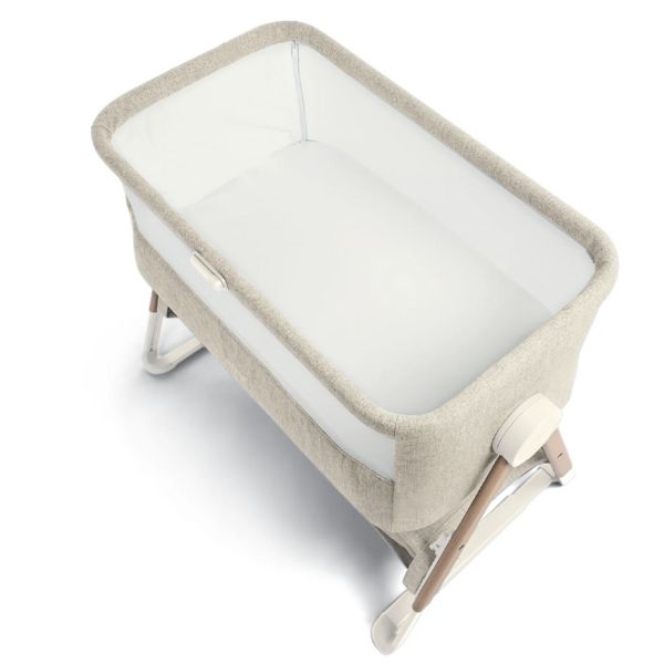 Mamas & Papas Lua Bedside Crib Beige