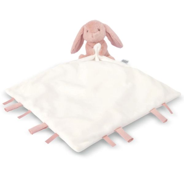 Mamas & Papas Welcome To The World Pink Bunny Baby Comforter