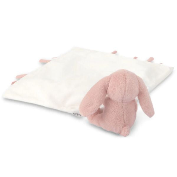 Mamas & Papas Welcome To The World Pink Bunny Baby Comforter