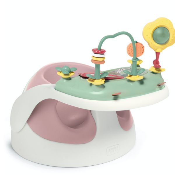 Mamas & Papas Snug Floor Seat with Activity Tray Blossom