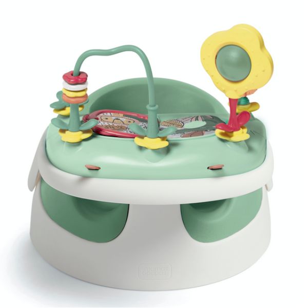 Mamas & Papas Snug Floor Seat with Activity Tray Eucalyptus