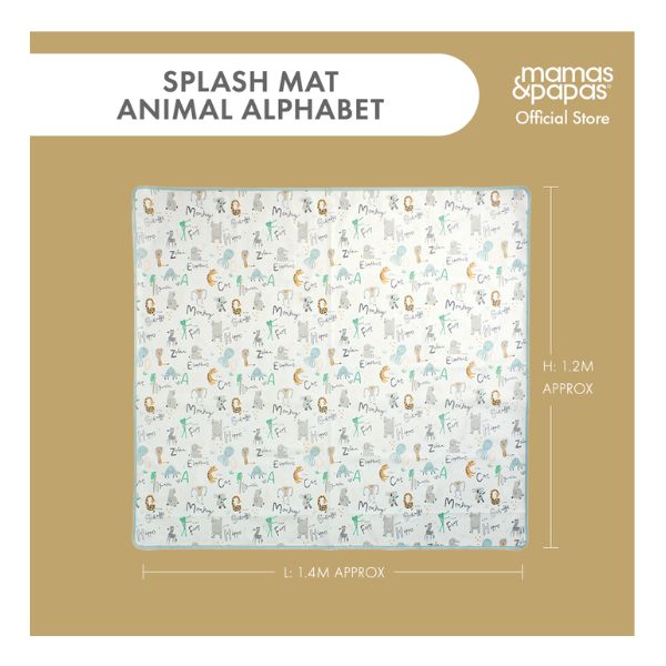 Mamas & Papas Splash Mat Animal Alphabet