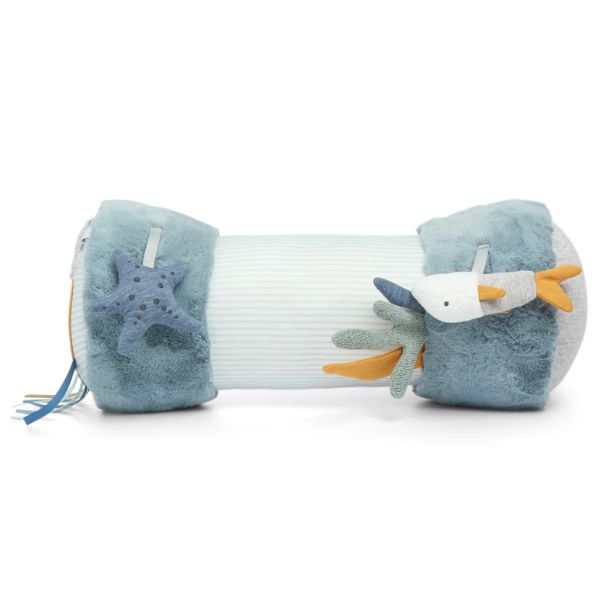Mamas & Papas Welcome to the World Tummy Time Roll Blue