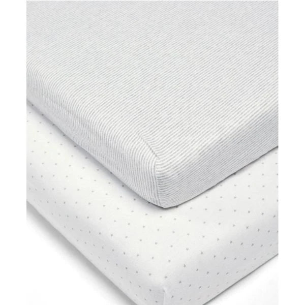 Mamas & Papas Cotton Cotbed Fitted Sheets 2pk