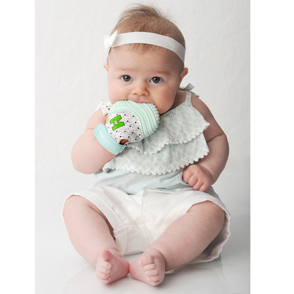 Malarkey Kids Munch Mitten Teething Mitt Mint Green
