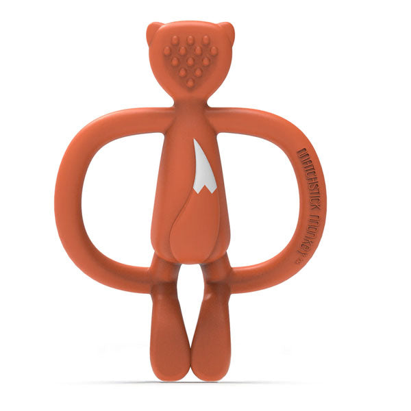 Matchstick Monkey Animal Teether Fox Anti Microbial