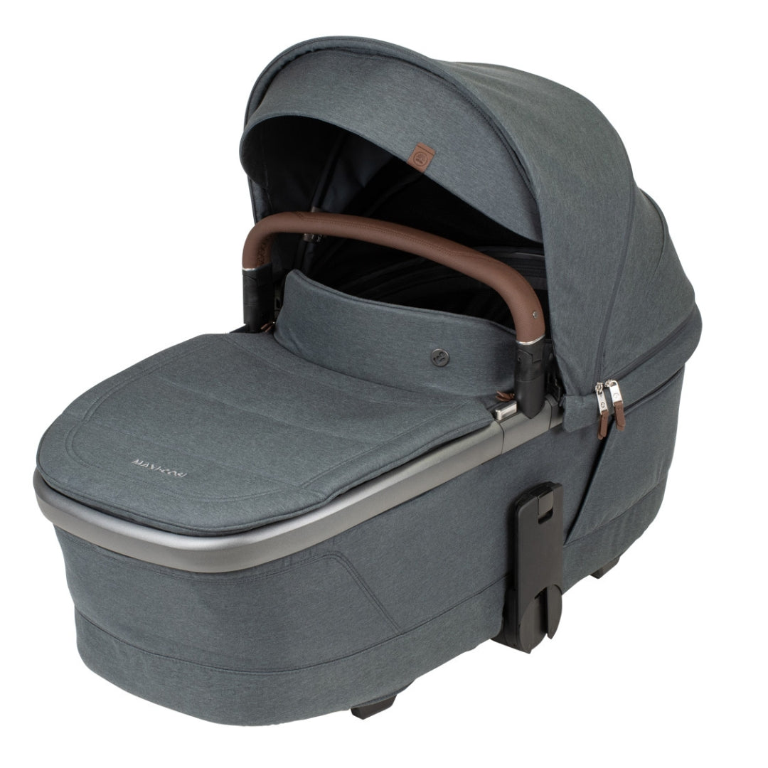 Maxi Cosi Fame Stroller Twillic Graphite with Carrycot Bundle