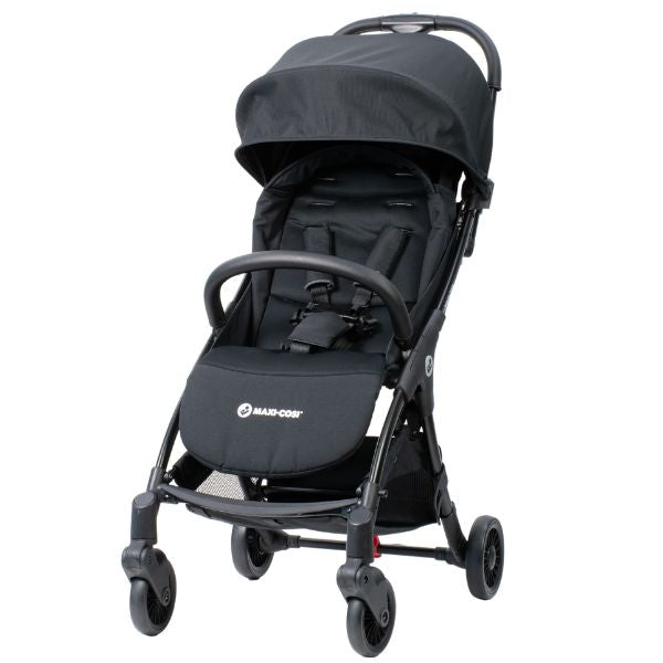 Maxi Cosi Jaya Ultra Compact Stroller Essential Black + Adaptors