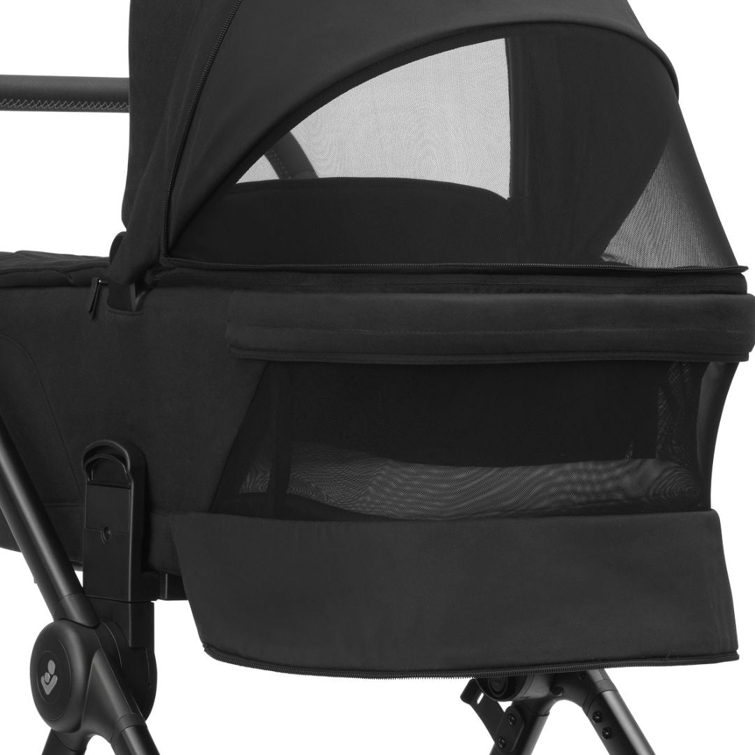 Maxi Cosi Oxford Stroller Essential Black with Oria Bassinet