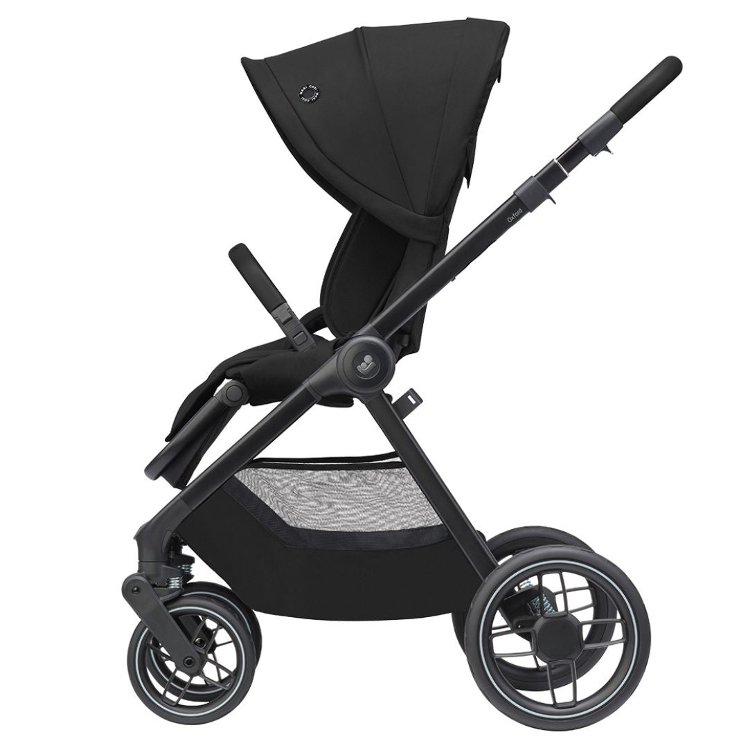 Maxi Cosi Oxford Stroller Essential Black with Oria Bassinet