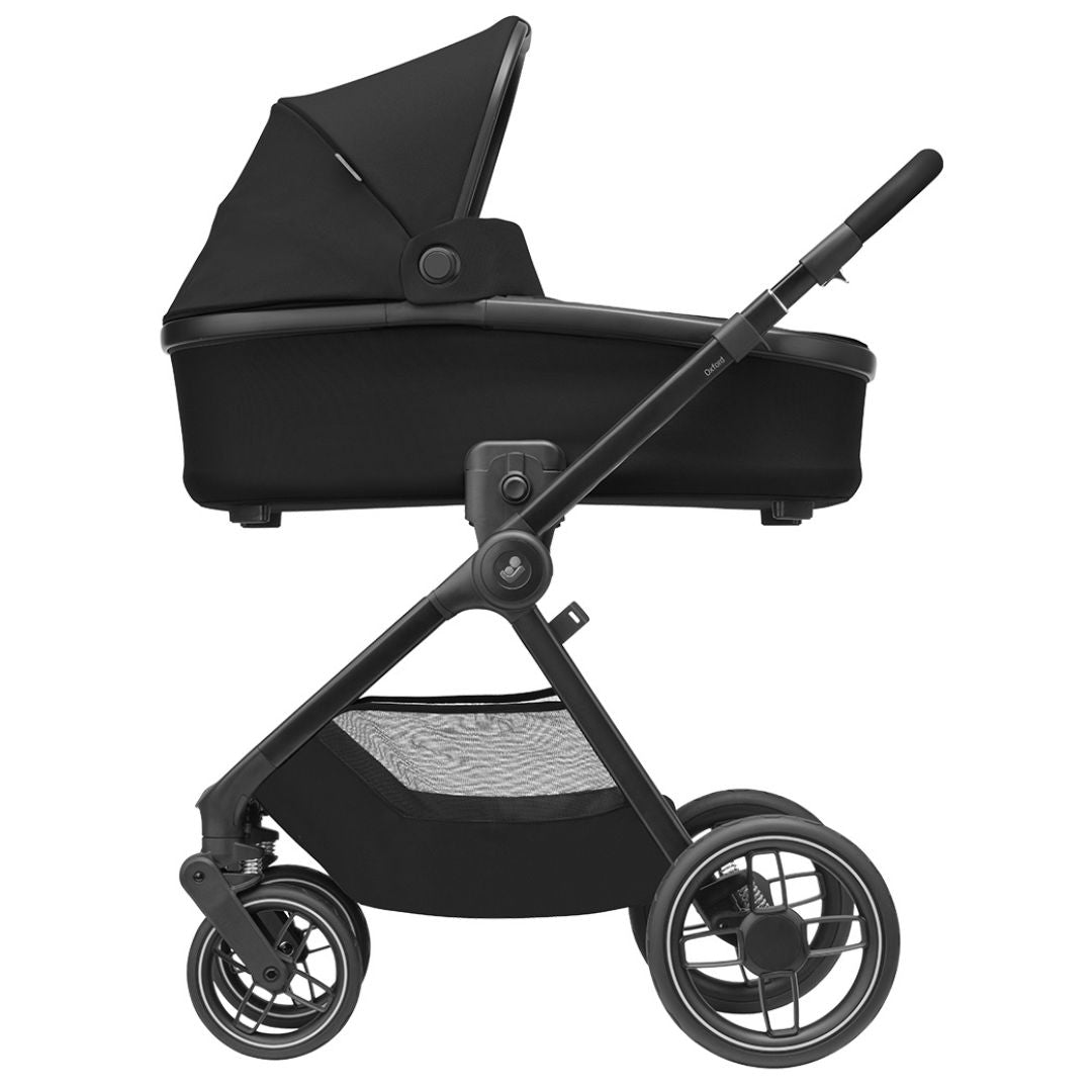 Maxi Cosi Oxford Stroller Essential Black with Oria Bassinet