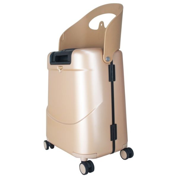 MiaMily Carry On Luggage 18in (43ltrs) Champagne Gold