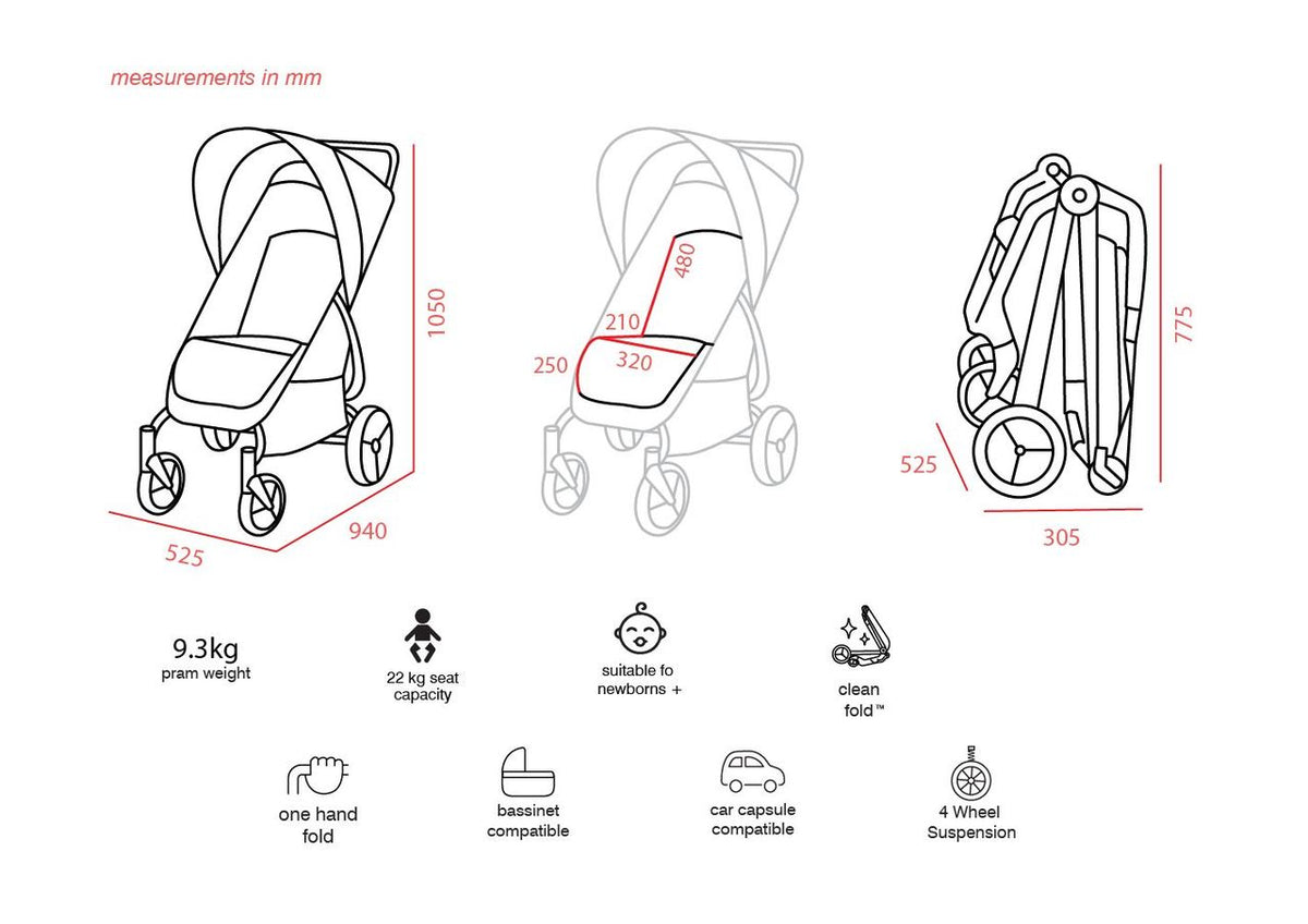 Valco Baby Snap Series 2 Pram Pitch