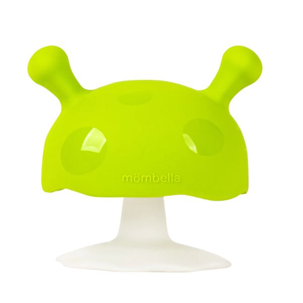 Mombella Mushroom Teether Toy Green