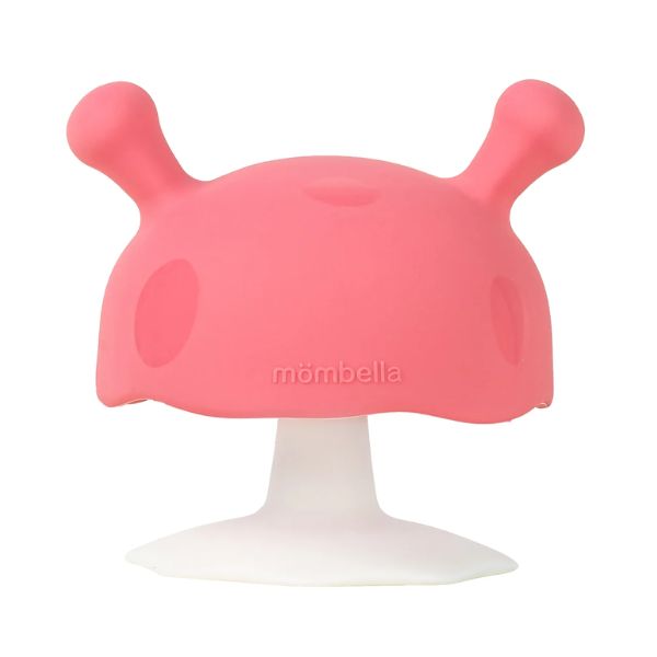 Mombella Mushroom Teether Toy Pink