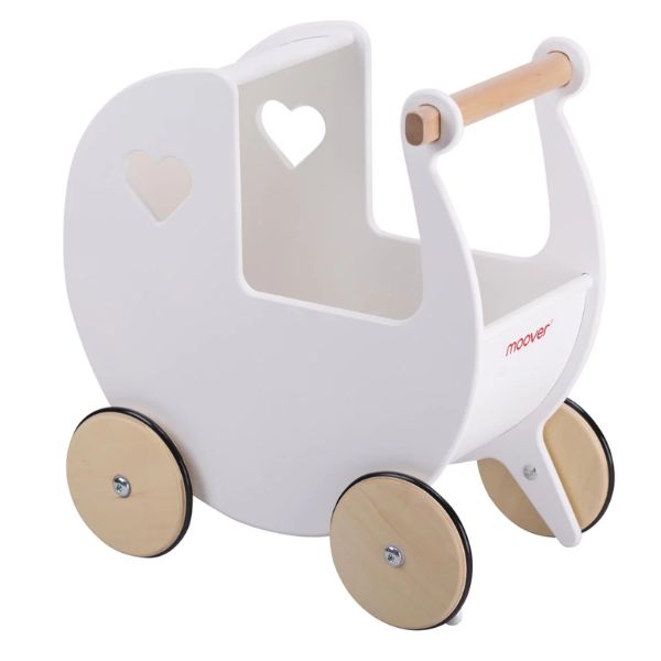 Moover Toys Classic Dolls Pram WHITE